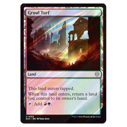 Gruul Turf 0152 card from the Magic The Gathering set Lorwyn Eclipsed Commander