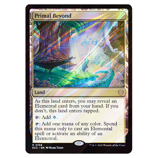 Primal Beyond 0159 card from the Magic The Gathering set Lorwyn Eclipsed Commander