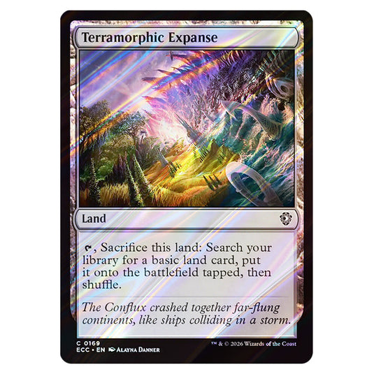 Terramorphic Expanse 0169 card from the Magic The Gathering set Lorwyn Eclipsed Commander