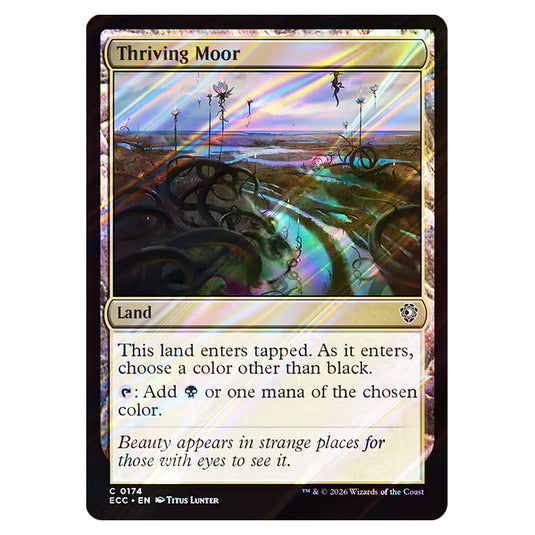 Thriving Moor 0174 card from the Magic The Gathering set Lorwyn Eclipsed Commander