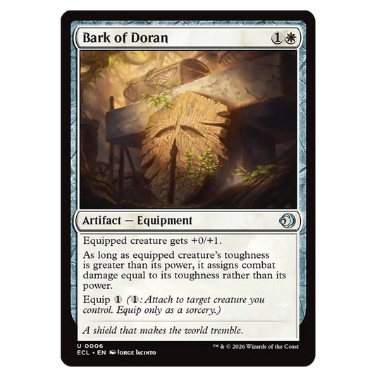 Bark of Doran 0006 card from the Magic The Gathering set Lorwyn Eclipsed