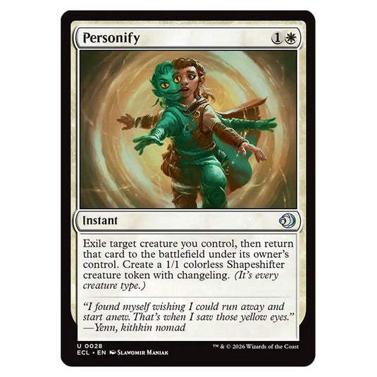 Personify 0028 card from the Magic The Gathering set Lorwyn Eclipsed
