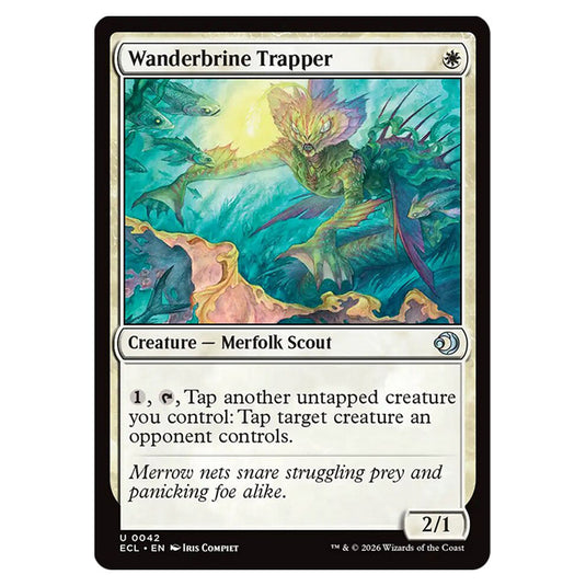 Wanderbrine Trapper 0042 card from the Magic The Gathering set Lorwyn Eclipsed