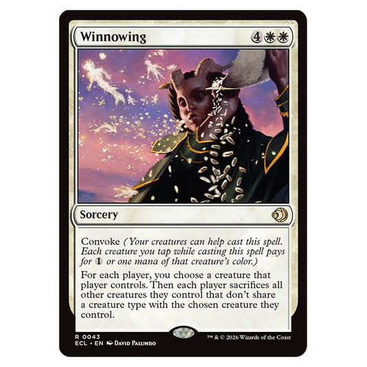 Winnowing 0043 card from the Magic The Gathering set Lorwyn Eclipsed