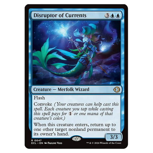 Disruptor of Currents 0047 card from the Magic The Gathering set Lorwyn Eclipsed