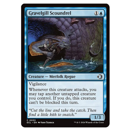 Gravelgill Scoundrel 0053 card from the Magic The Gathering set Lorwyn Eclipsed