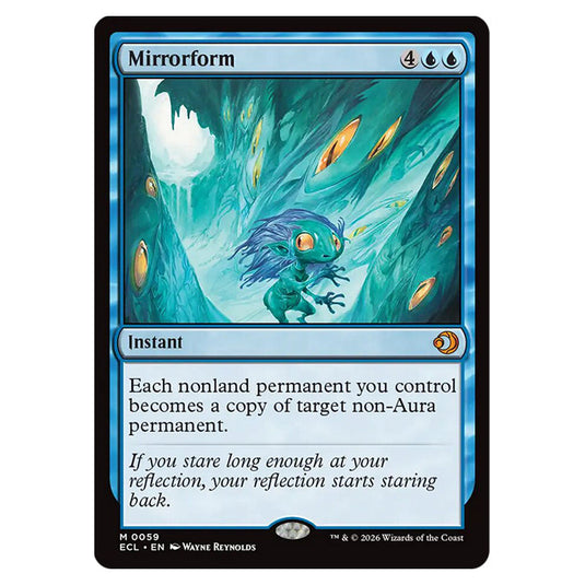 Mirrorform 0059 card from the Magic The Gathering set Lorwyn Eclipsed