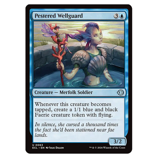 Pestered Wellguard 0063 card from the Magic The Gathering set Lorwyn Eclipsed