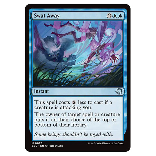 Swat Away 0075 card from the Magic The Gathering set Lorwyn Eclipsed