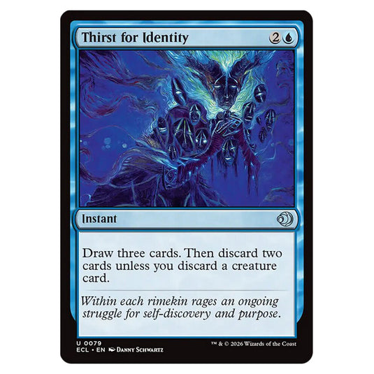 Thirst for Identity 0079 card from the Magic The Gathering set Lorwyn Eclipsed