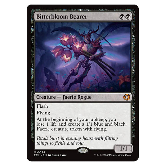 Bitterbloom Bearer 0088 card from the Magic The Gathering set Lorwyn Eclipsed
