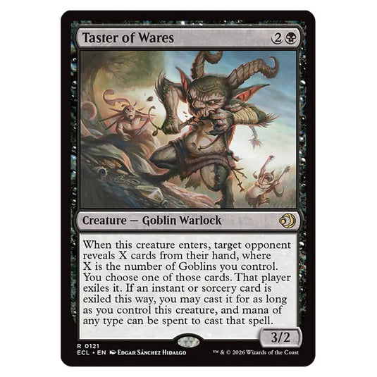 Taster of Wares 0121 card from the Magic The Gathering set Lorwyn Eclipsed