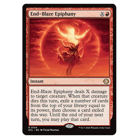 End-Blaze Epiphany 0134 card from the Magic The Gathering set Lorwyn Eclipsed