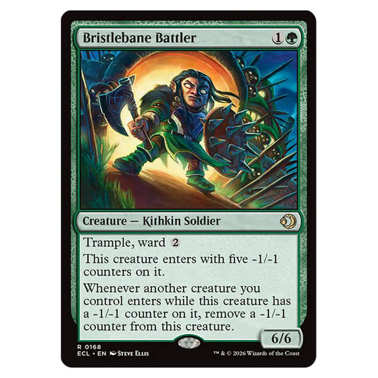 Bristlebane Battler 0168 card from the Magic The Gathering set Lorwyn Eclipsed