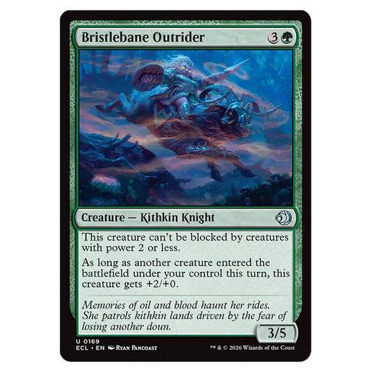 Bristlebane Outrider 0169 card from the Magic The Gathering set Lorwyn Eclipsed