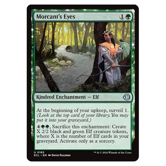 Morcant's Eyes 0185 card from the Magic The Gathering set Lorwyn Eclipsed