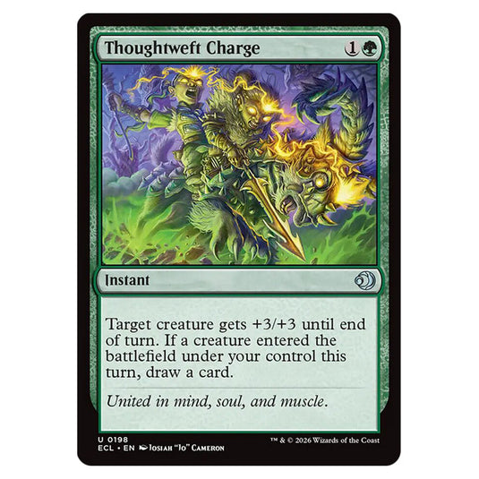 Thoughtweft Charge 0198 card from the Magic The Gathering set Lorwyn Eclipsed