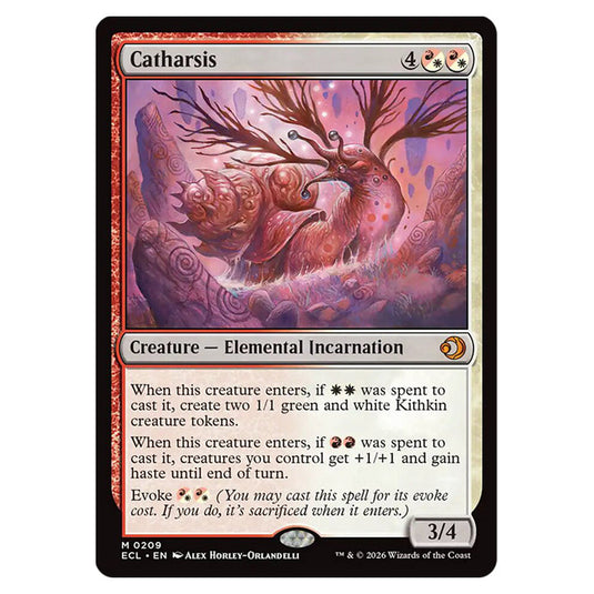 Catharsis 0209 card from the Magic The Gathering set Lorwyn Eclipsed