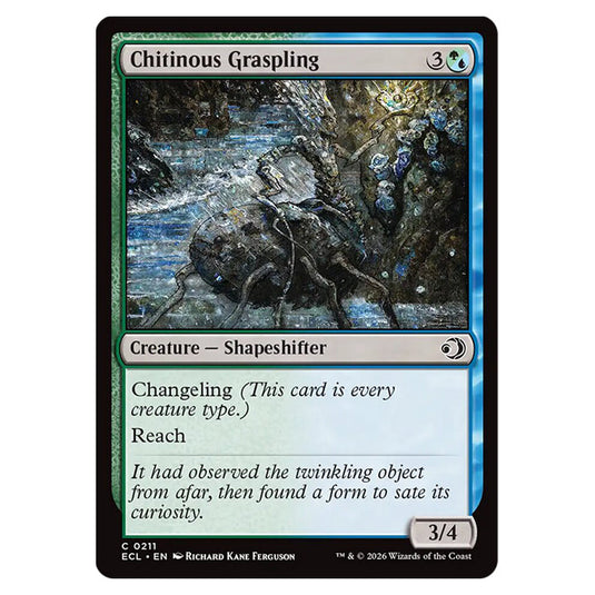 Chitinous Graspling 0211 card from the Magic The Gathering set Lorwyn Eclipsed