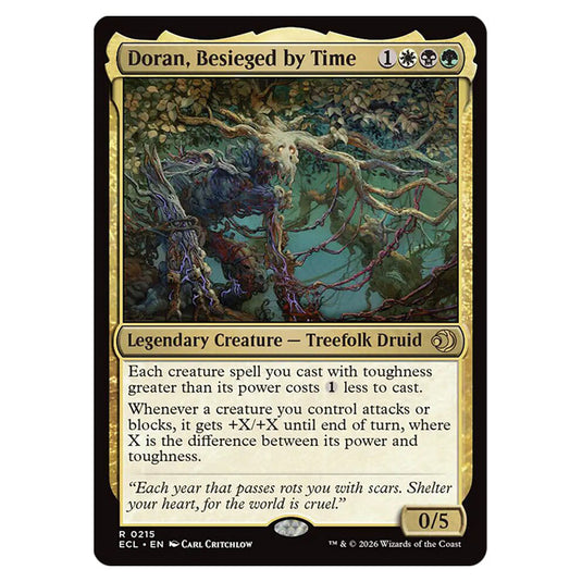 Doran, Besieged by Time 0215 card from the Magic The Gathering set Lorwyn Eclipsed