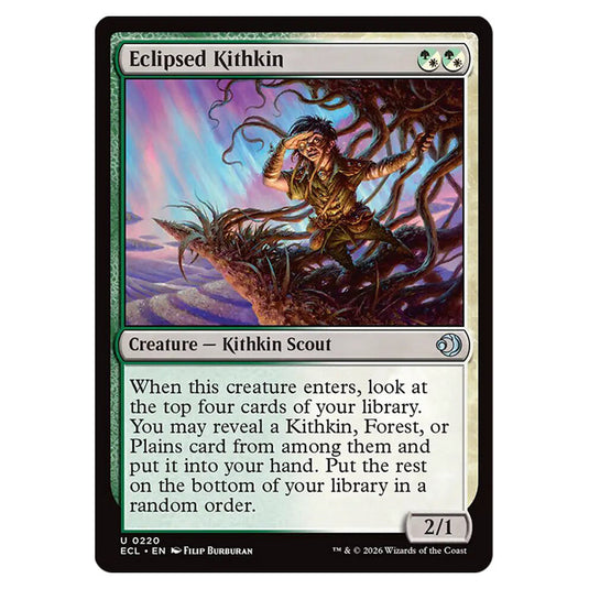 Eclipsed Kithkin 0220 card from the Magic The Gathering set Lorwyn Eclipsed