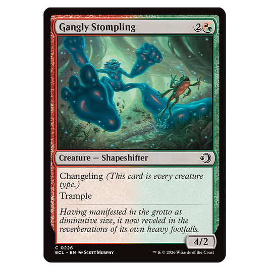 Gangly Stompling 0226 card from the Magic The Gathering set Lorwyn Eclipsed