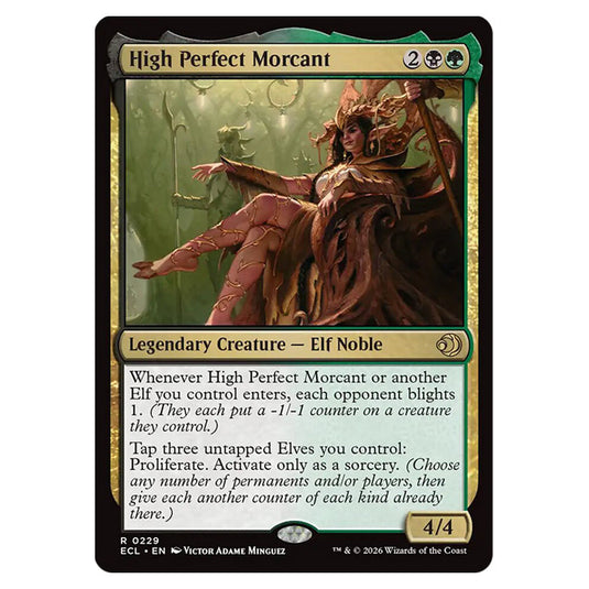 High Perfect Morcant 0229 card from the Magic The Gathering set Lorwyn Eclipsed