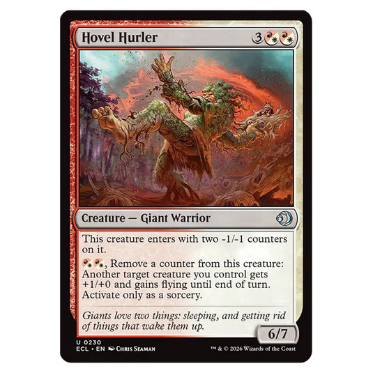 Hovel Hurler 0230 card from the Magic The Gathering set Lorwyn Eclipsed
