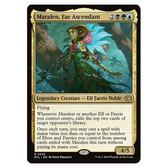Maralen, Fae Ascendant 0233 card from the Magic The Gathering set Lorwyn Eclipsed