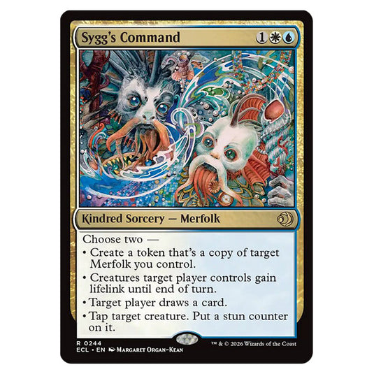 Sygg's Command 0244 card from the Magic The Gathering set Lorwyn Eclipsed