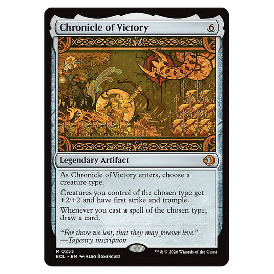 Chronicle of Victory 0253 card from the Magic The Gathering set Lorwyn Eclipsed