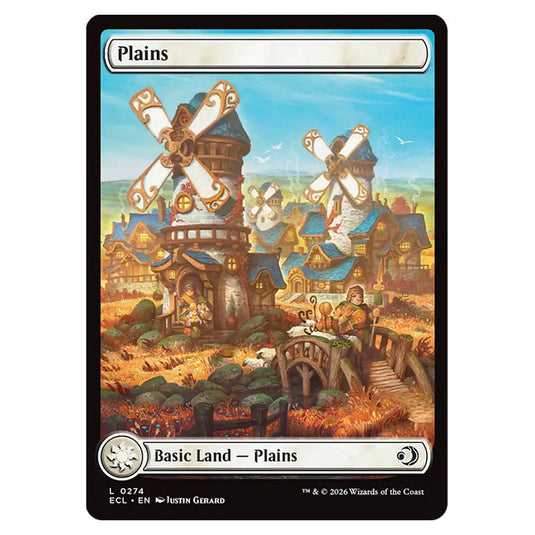 Plains 0274 card from the Magic The Gathering set Lorwyn Eclipsed