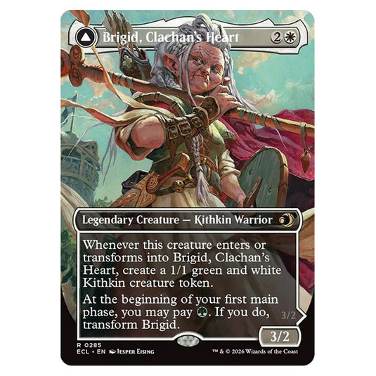 Brigid, Clachan's Heart // Brigid, Doun's Mind 0285 card from the Magic The Gathering set Lorwyn Eclipsed