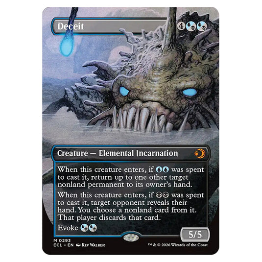 Deceit 0293 card from the Magic The Gathering set Lorwyn Eclipsed