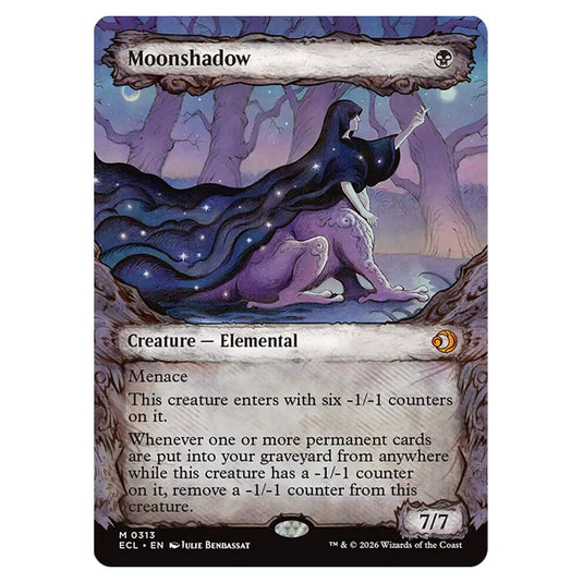 Moonshadow 0313 card from the Magic The Gathering set Lorwyn Eclipsed