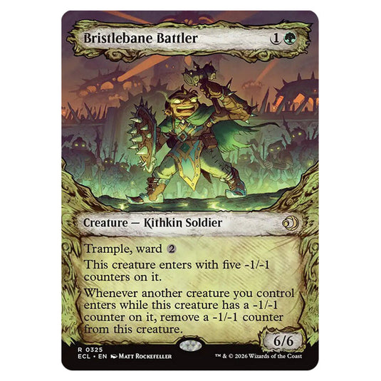 Bristlebane Battler 0325 card from the Magic The Gathering set Lorwyn Eclipsed