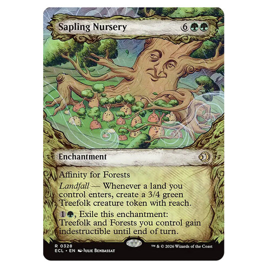 Sapling Nursery 0328 card from the Magic The Gathering set Lorwyn Eclipsed