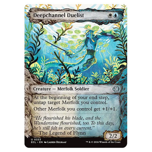 Deepchannel Duelist 0333 card from the Magic The Gathering set Lorwyn Eclipsed