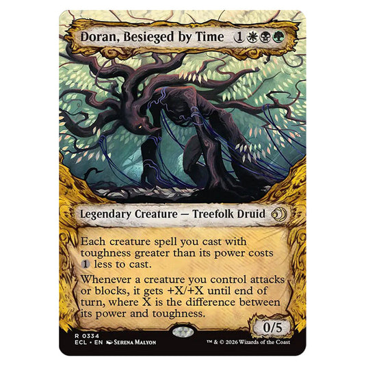 Doran, Besieged by Time 0334 card from the Magic The Gathering set Lorwyn Eclipsed