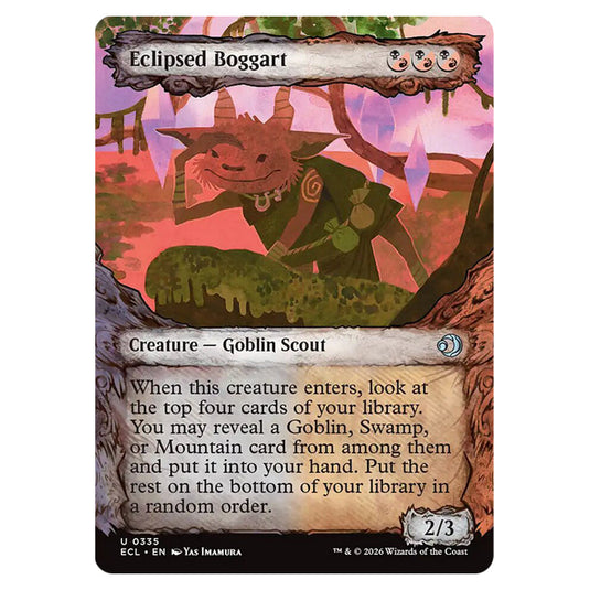 Eclipsed Boggart 0335 card from the Magic The Gathering set Lorwyn Eclipsed