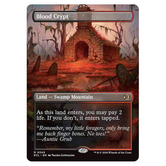 Blood Crypt // Blood Crypt 0349 card from the Magic The Gathering set Lorwyn Eclipsed