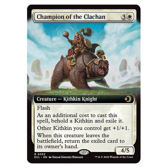 Champion of the Clachan 0353 card from the Magic The Gathering set Lorwyn Eclipsed