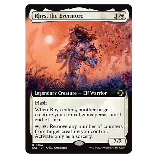 Rhys, the Evermore 0354 card from the Magic The Gathering set Lorwyn Eclipsed
