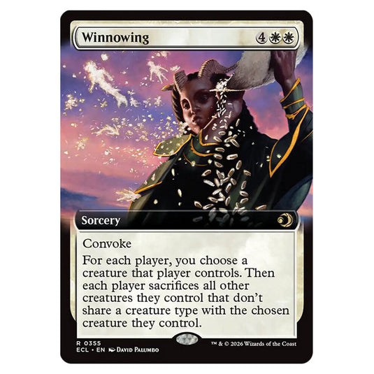 Winnowing 0355 card from the Magic The Gathering set Lorwyn Eclipsed