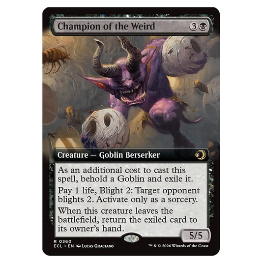 Champion of the Weird 0360 card from the Magic The Gathering set Lorwyn Eclipsed