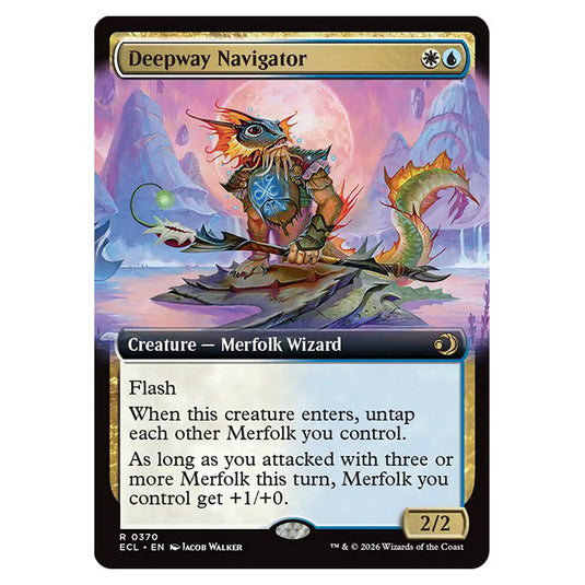 Deepway Navigator 0370 card from the Magic The Gathering set Lorwyn Eclipsed
