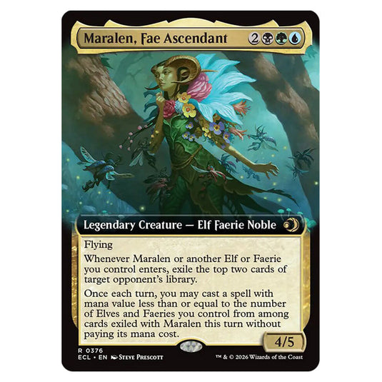 Maralen, Fae Ascendant 0376 card from the Magic The Gathering set Lorwyn Eclipsed