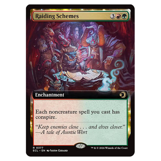 Raiding Schemes 0377 card from the Magic The Gathering set Lorwyn Eclipsed