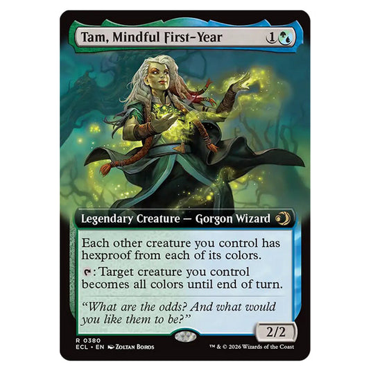 Tam, Mindful First-Year 0380 card from the Magic The Gathering set Lorwyn Eclipsed