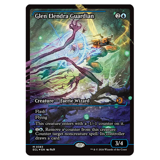 Glen Elendra Guardian 0383 card from the Magic The Gathering set Lorwyn Eclipsed